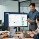 Digital planning dashboard showing goals, tasks, milestones, and productivity tools related to Plangud