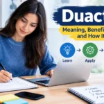 Duaction meaning, benefits, examples, and how it works explained in a simple visual guide.