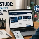 Crackstube explained with website safety, privacy, streaming, and digital security concepts