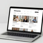 Glossywise com digital content platform and online website guide