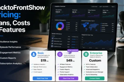 BacktoFrontShow pricing plans, costs, features, and subscription options explained for podcast analytics users.