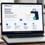 Alaikas.com reviews and complete guide showing website research, USA customers, shopping, and trust checks