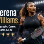Serena Williams tennis career featuring her Grand Slam achievements, iconic athletic legacy, and return to professional tennis