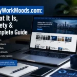 OnlyWorkMoods.com explained with its work, lifestyle, technology, business, and productivity content categories