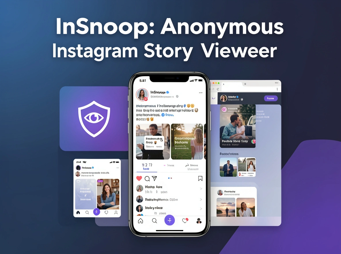 InSnoop anonymous Instagram Story viewer showing public Stories, privacy features, downloads, and viewing options